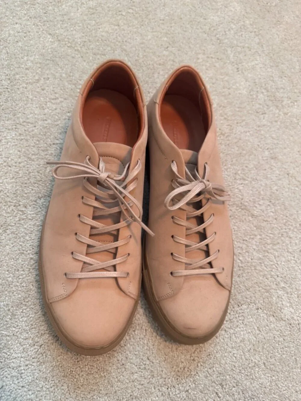 Beckett Simonon Nubuck Leather Sneakers – Sand/Gum – Men's Size 10
